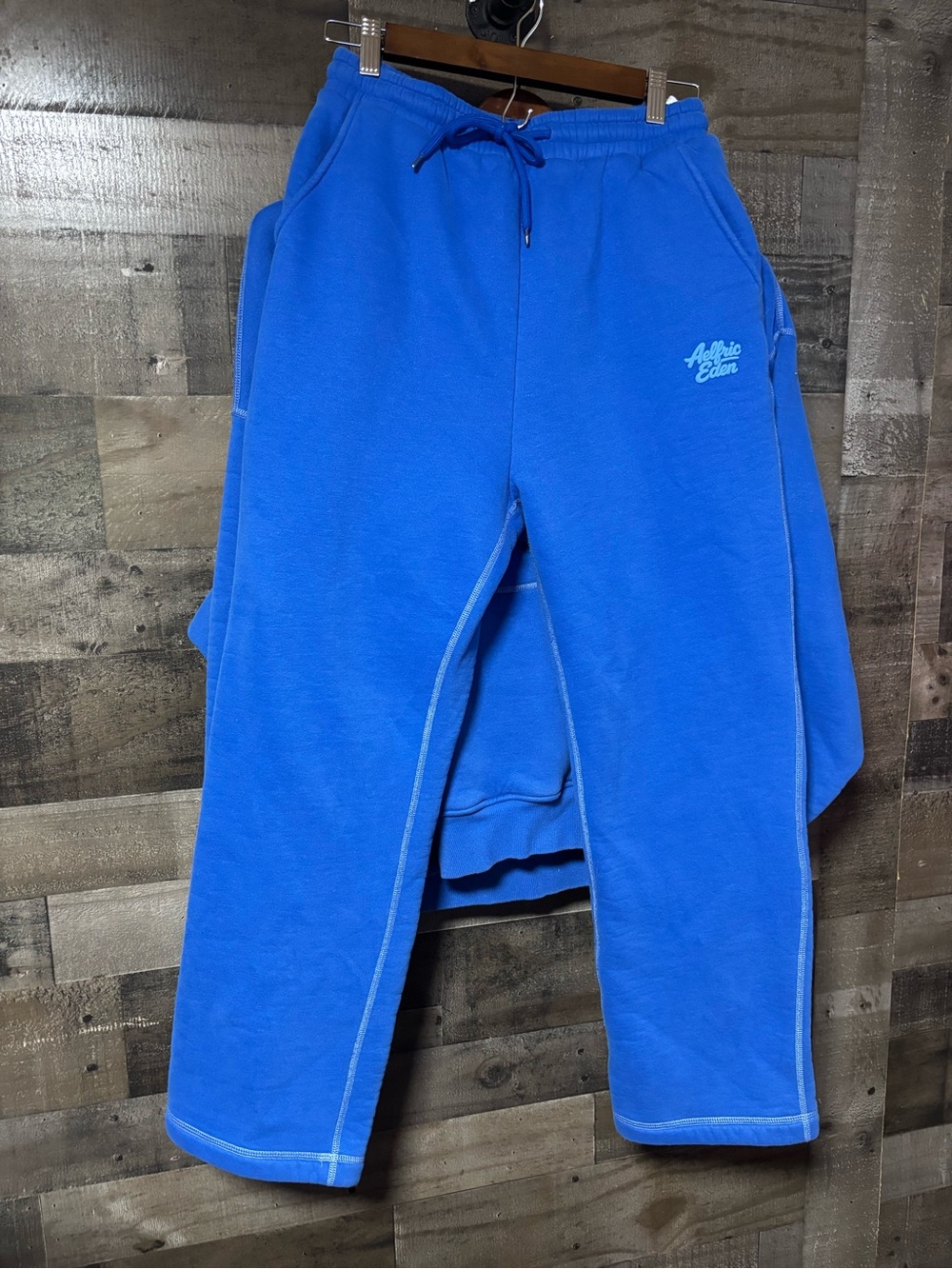 Aelfric Eden Royal Blue Jogger Sweatpants with Drawstring Small